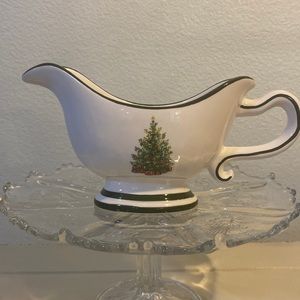 CHRISTOPHER RADKO TRADITIONS HOLIDAY CELEBRATION GRAVY BOAT